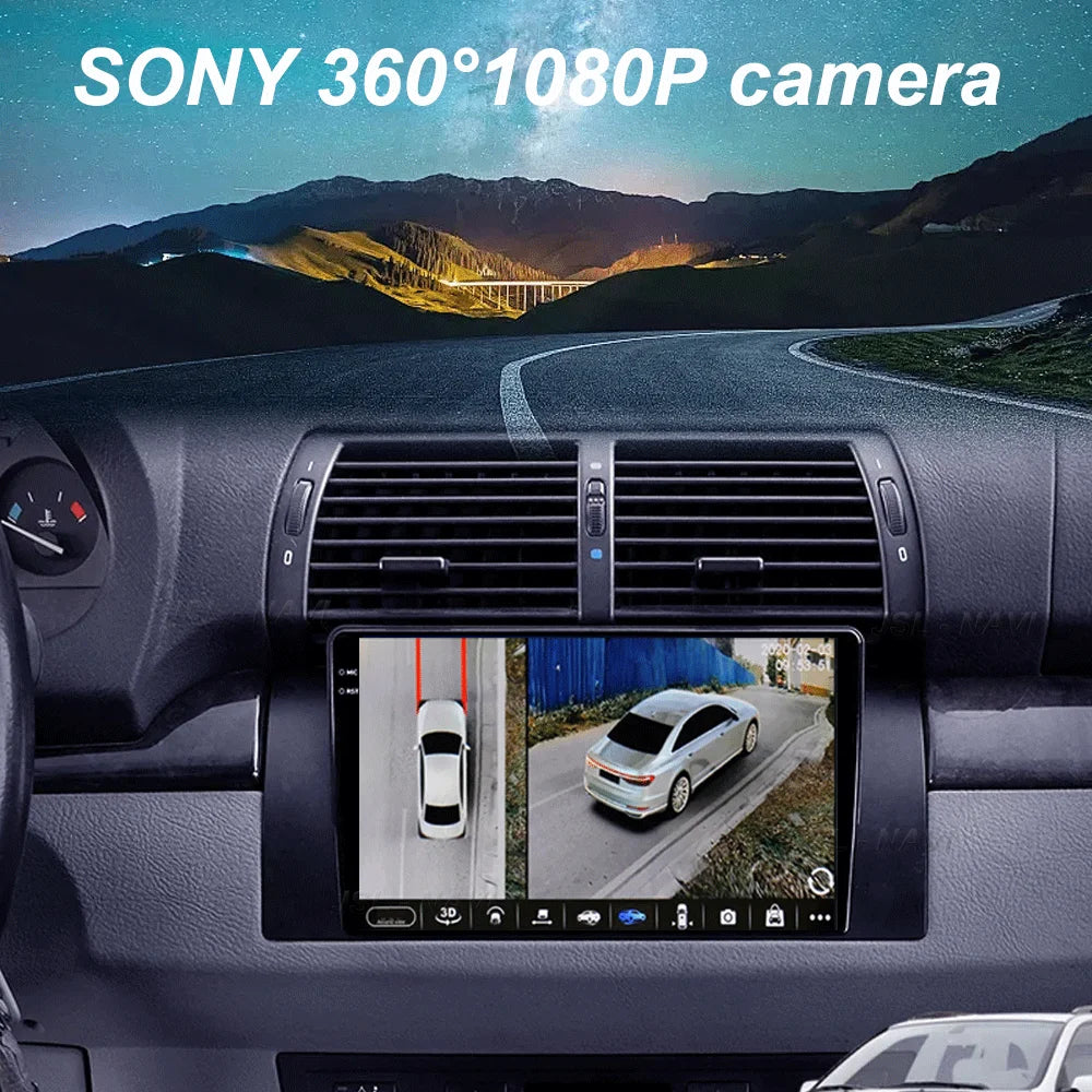 Android Autoradio 15 For BMW X5 E39 E53 1999 - 2006  Multimedia Video Player Stereo Navigation GPS No 2din 2 din dvd