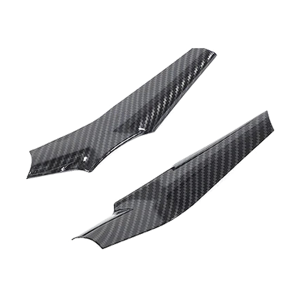 Carbon fiber steering wheel spoke trim pair for BMW E63 / E64