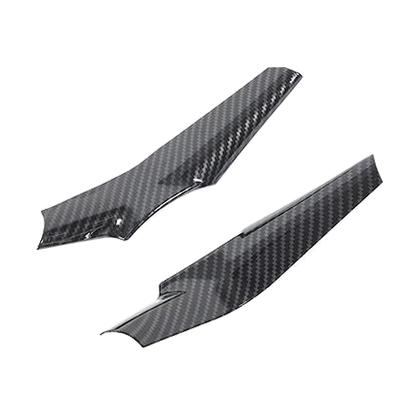 Carbon fiber steering wheel spoke trim pair for BMW E63 / E64