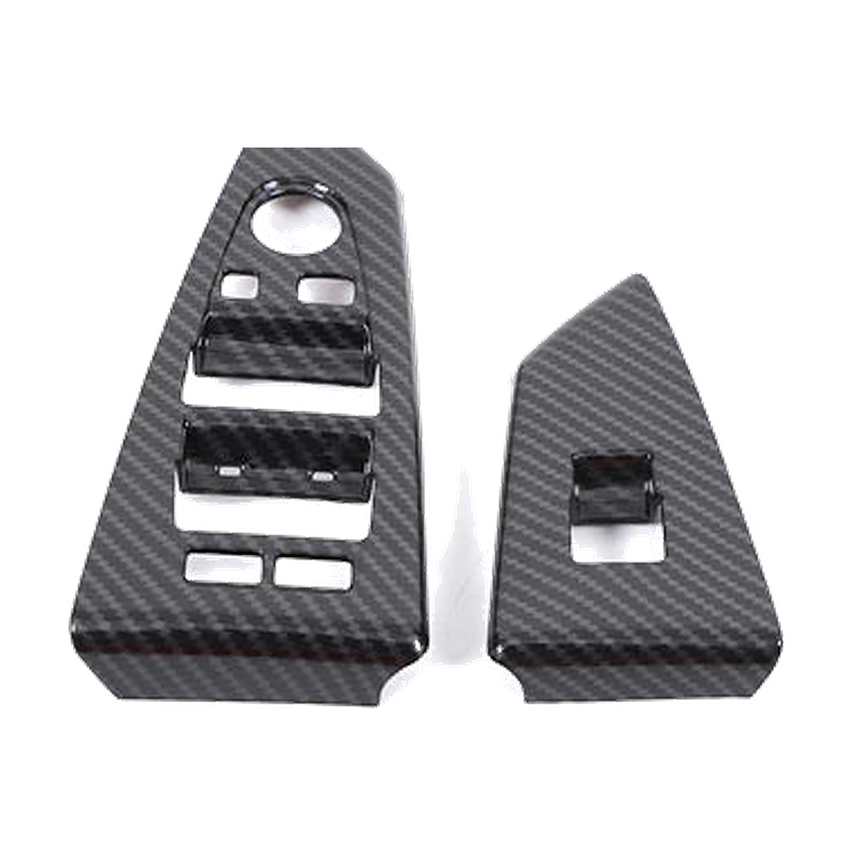 Carbon fiber door window switch panel set for BMW E63 / E64