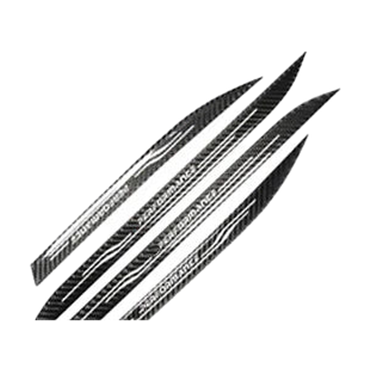 Carbon fiber door sill scuff plate set of four for BMW 5 Series F10 2011 to 2017