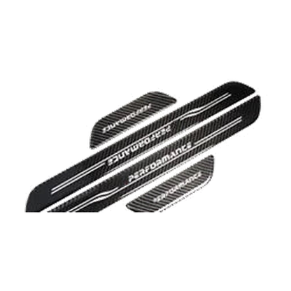Carbon fiber door sill scuff plate set of four for BMW X5 E70 / X6 E71