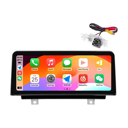 10.25 inch CarPlay screen with licence plate light reverse camera, for BMW F20, F22 NBT