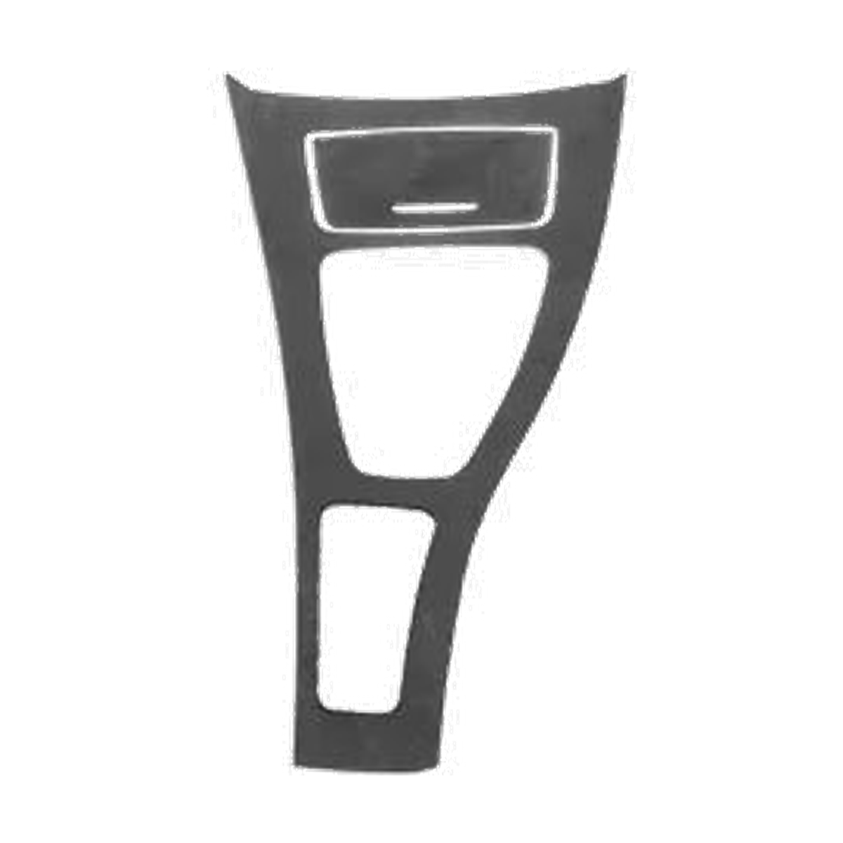 Center console panel shape, Style A, right-hand drive, for BMW E90, E92, E93 (2005-2012)