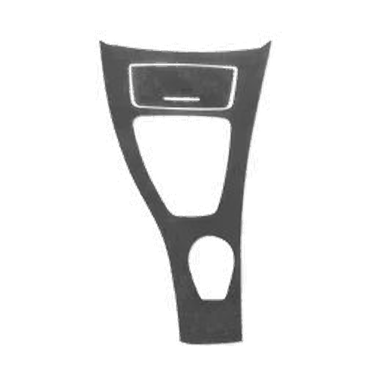 Center console panel shape, Style B, left-hand drive, for BMW E90, E92, E93 (2005-2012)