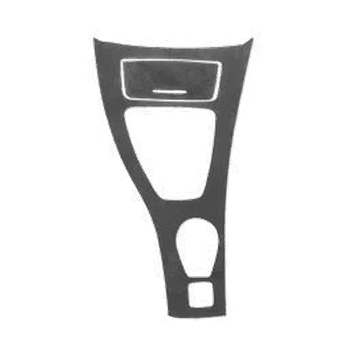 Center console panel shape, Style C, left-hand drive, for BMW E90, E92, E93 (2005-2012)