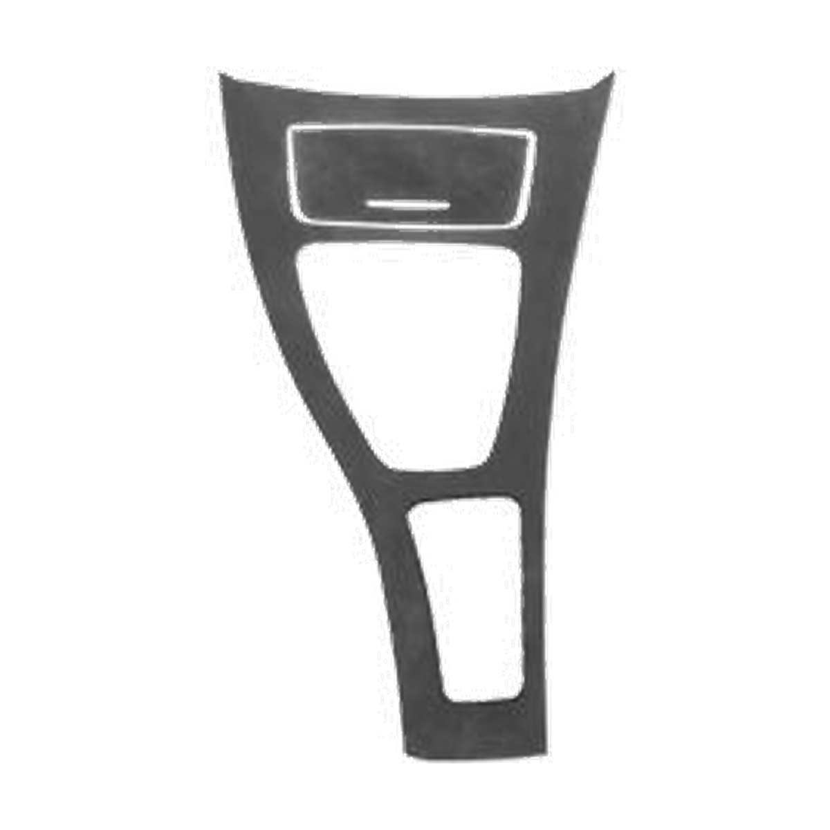 Center console panel shape, Style A, left-hand drive, for BMW E90, E92, E93 (2005-2012)
