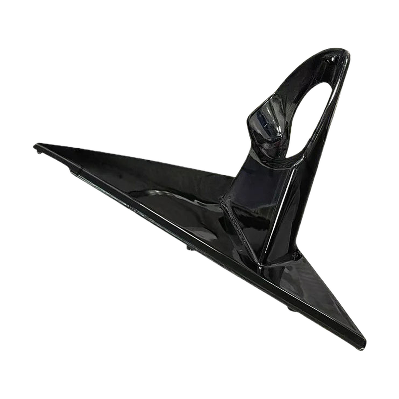 Gloss black mirror base triangle trim, front view for BMW 3 Series G20, G21, G28 (2020-2023)