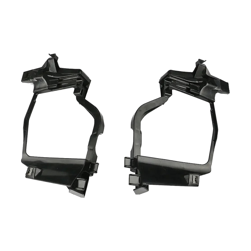 Headlight mounting bracket pair, front view, for BMW 5 Series E60 / E61 (2004-2010)
