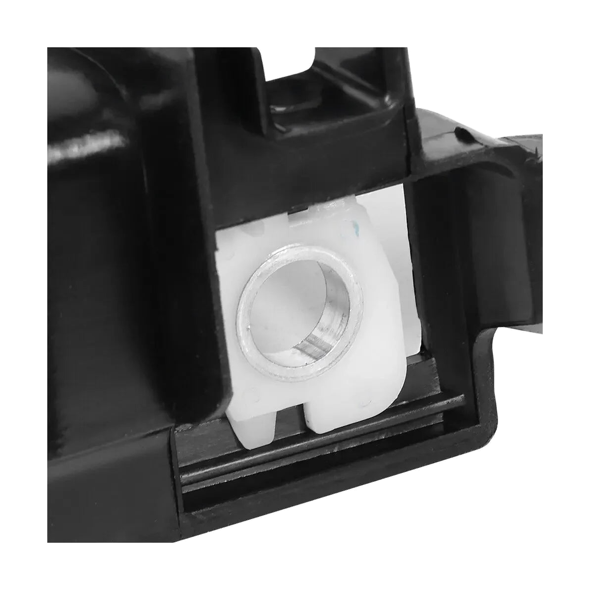 Headlight mounting bracket adjuster bushing close-up, for BMW 5 Series E60 / E61 (2004-2010)