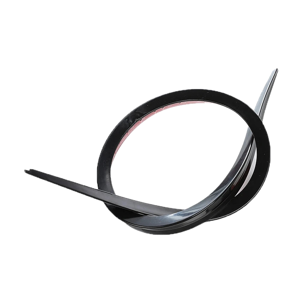 Flexible Rubber Spoiler Strip, 1.2 or 1.5 m, universal fit for BMW, 1.5 m, Gloss Black