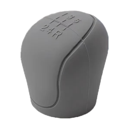 Silicone Gear Knob Cover, 5 or 6-Speed, universal fit for BMW, 5-Speed, Gray