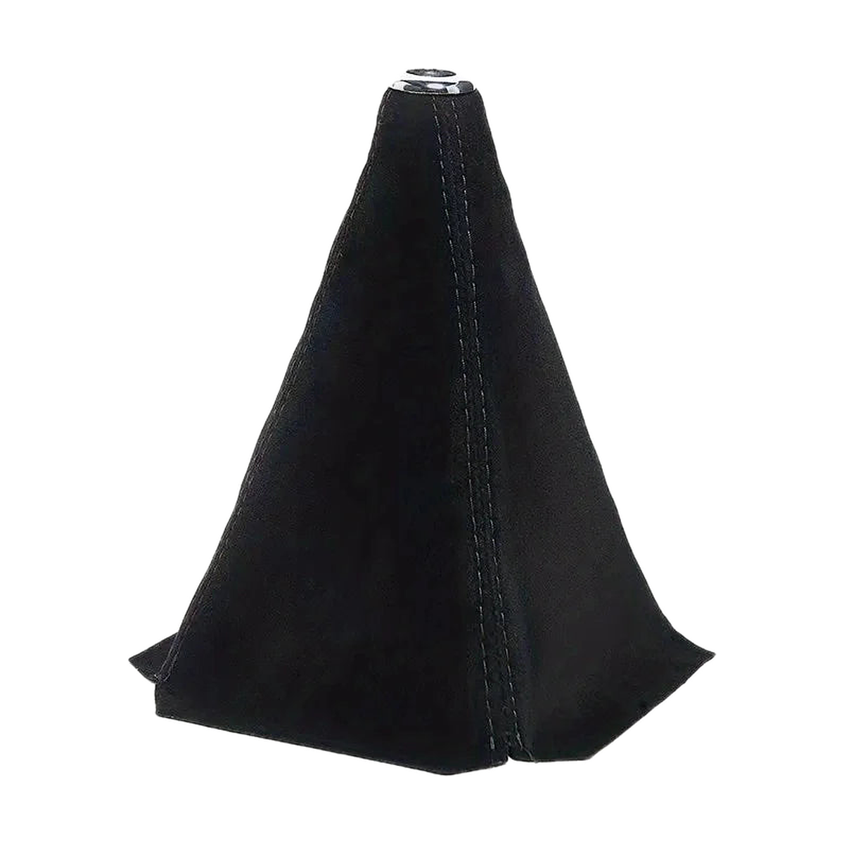 Suede-Look Gear Knob Cover, universal fit for BMW, Black, Black Line