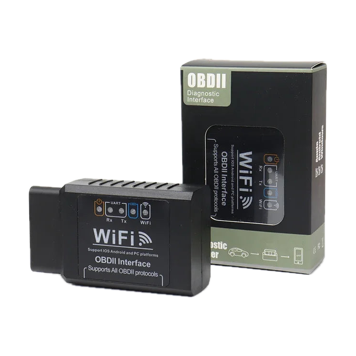 ELM327 WiFi OBD2 Code Reader V1.5, universal fit for BMW, WiFi