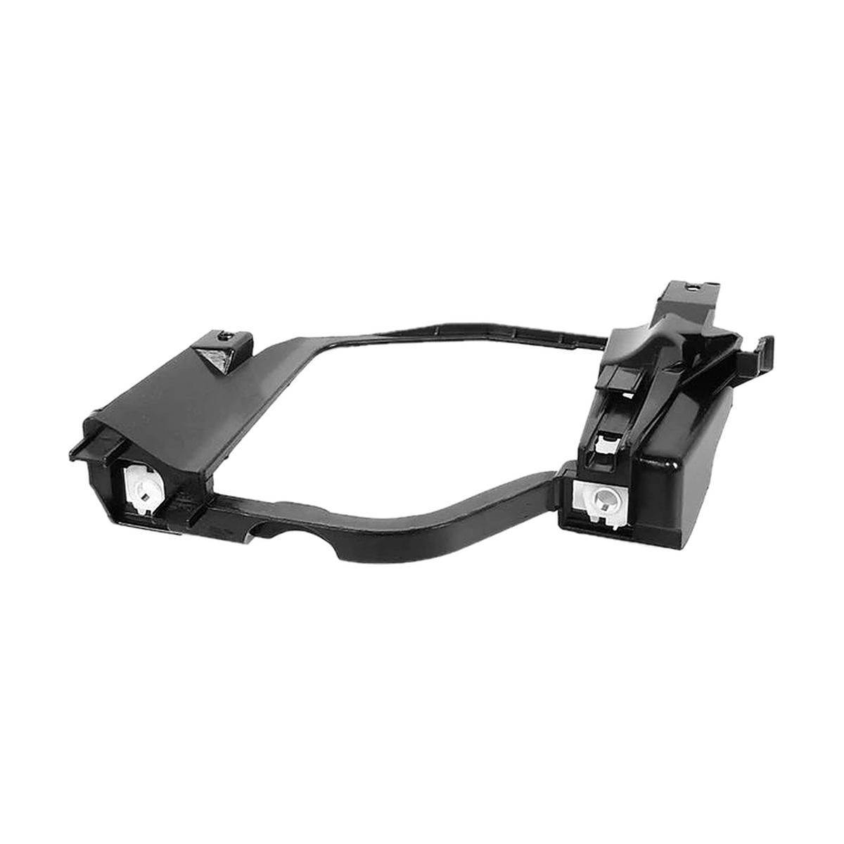 Left side black headlight mounting bracket with nut clips, for BMW 5 Series E60 / E61