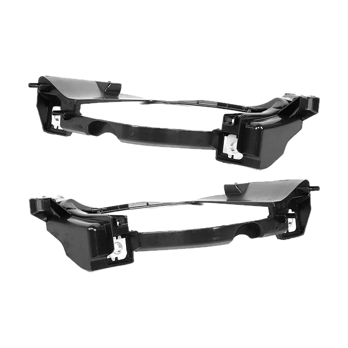 Headlight mounting bracket pair seen from the rear, for BMW 5 Series E60 / E61
