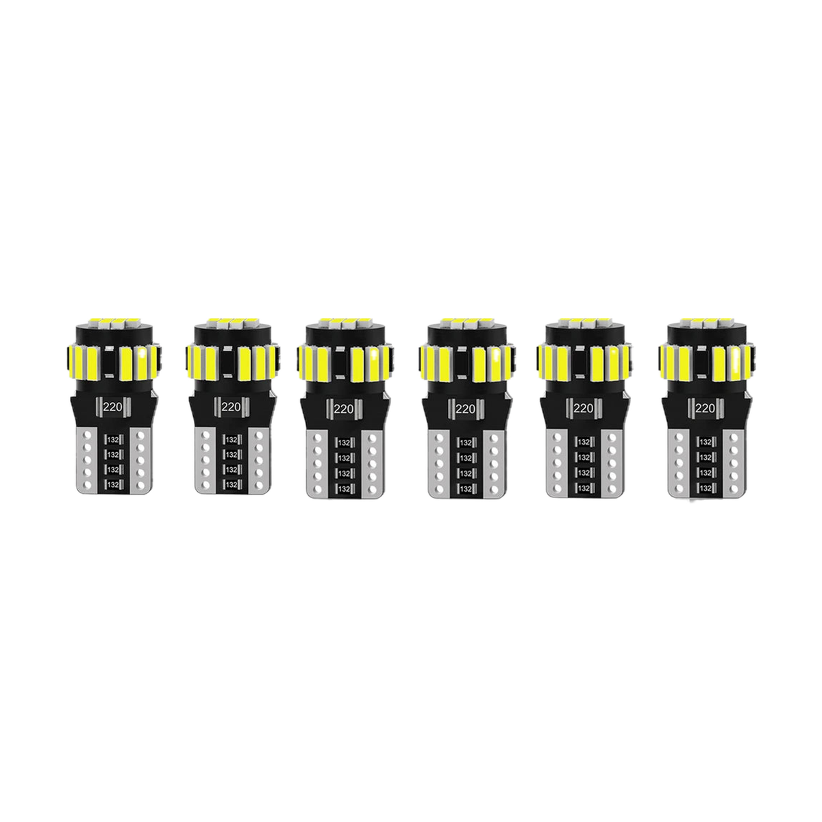 AUXITO T10 W5W LED Interior Bulbs, Pure White, universal fit for BMW