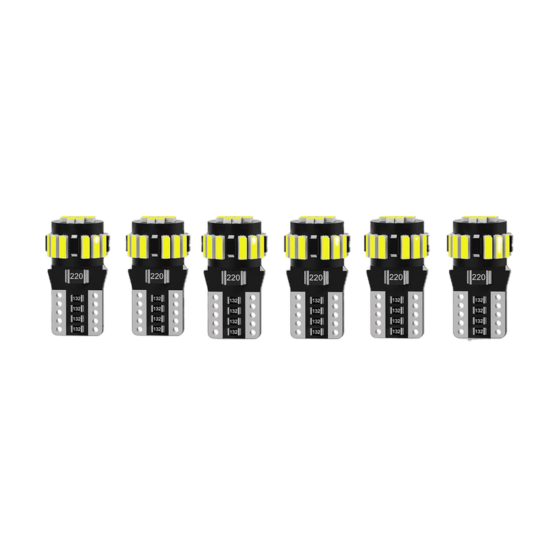 AUXITO T10 W5W LED Interior Bulbs, Pure White, universal fit for BMW