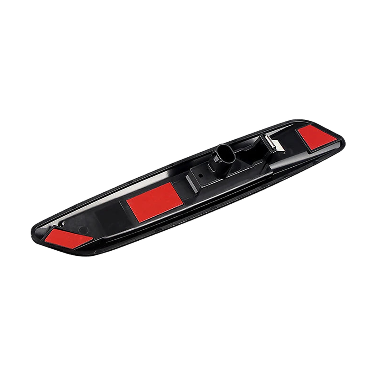 Smoked LED side marker indicator, rear view with plug and red adhesive pads, for BMW E90 / E60 / E82 / E87 / E84