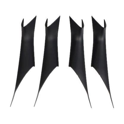 Door Pull Handle Covers for BMW 5 Series G30, Black, Set of 4
