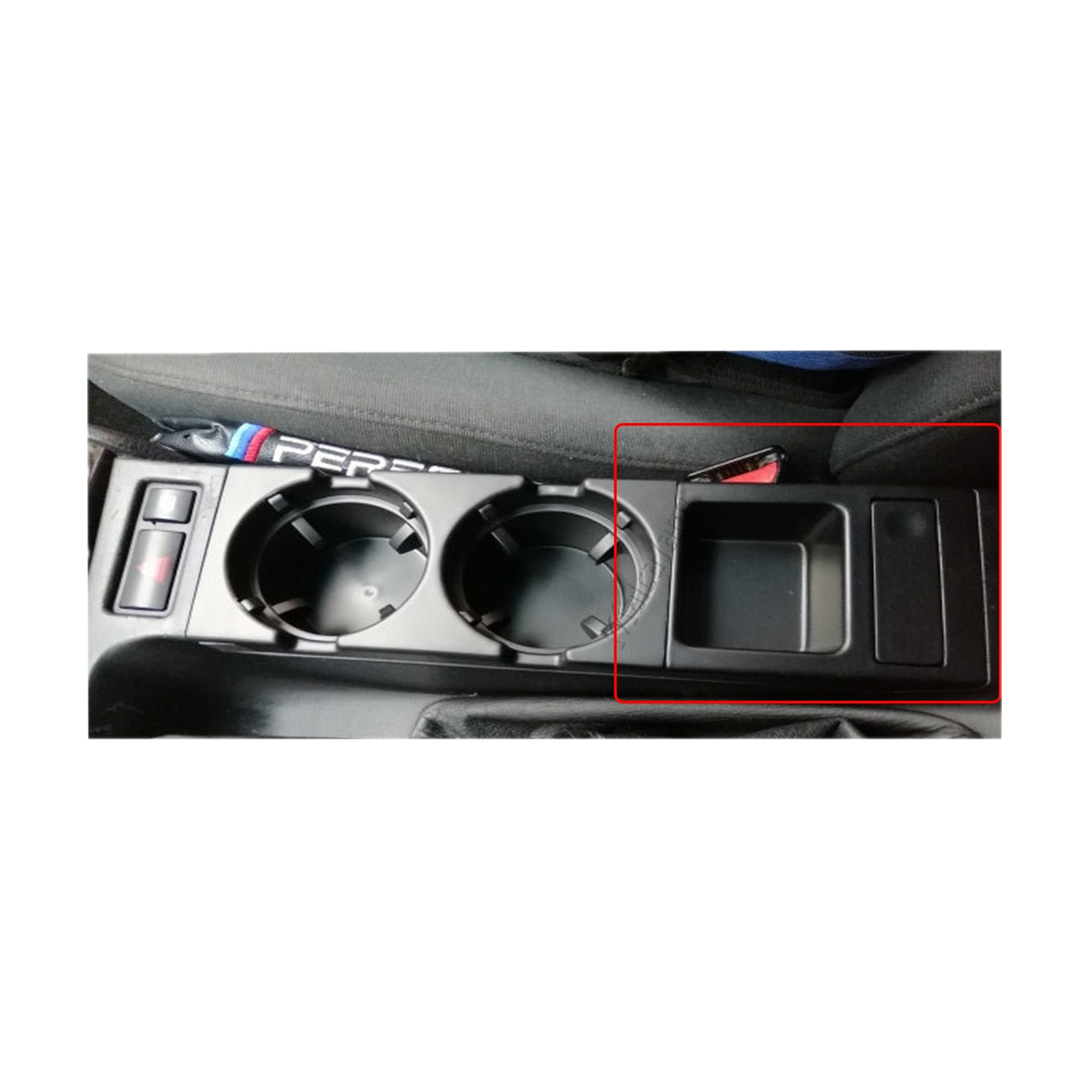 Cup Holder and Coin Tray for BMW 3 Series E46 Centre Console, Black, Coin Tray