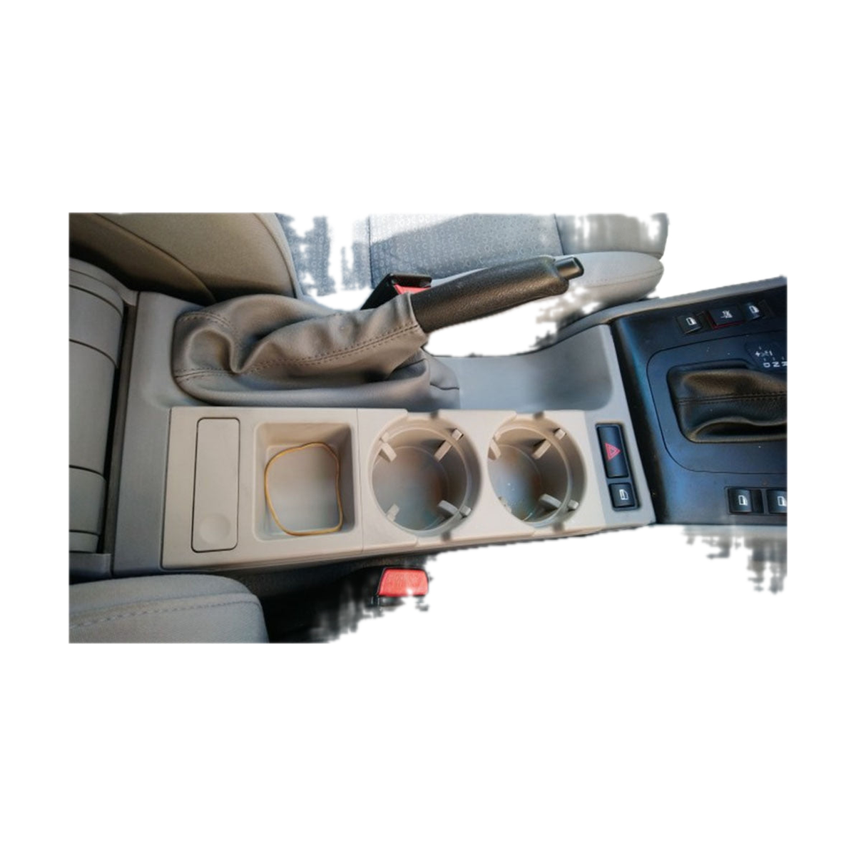 Cup Holder and Coin Tray for BMW 3 Series E46 Centre Console, Gray, Set