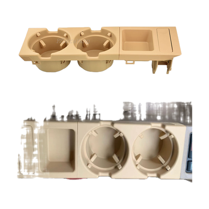 Cup Holder and Coin Tray for BMW 3 Series E46 Centre Console, Beige, Set