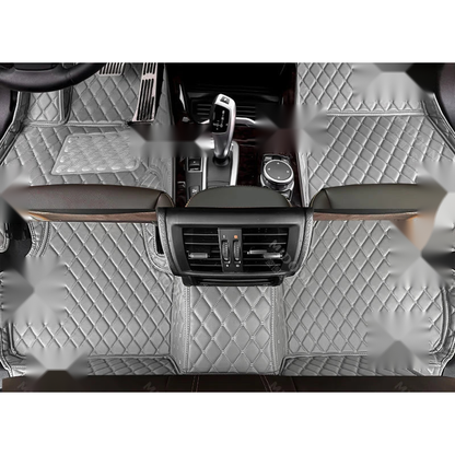 Gray floor mats, front and rear set, for BMW iX (2021-2023)