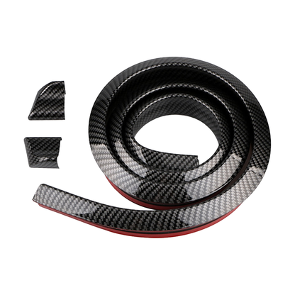 Carbon-Look Rubber Spoiler Strip 1.5 m, universal fit for BMW, view 2