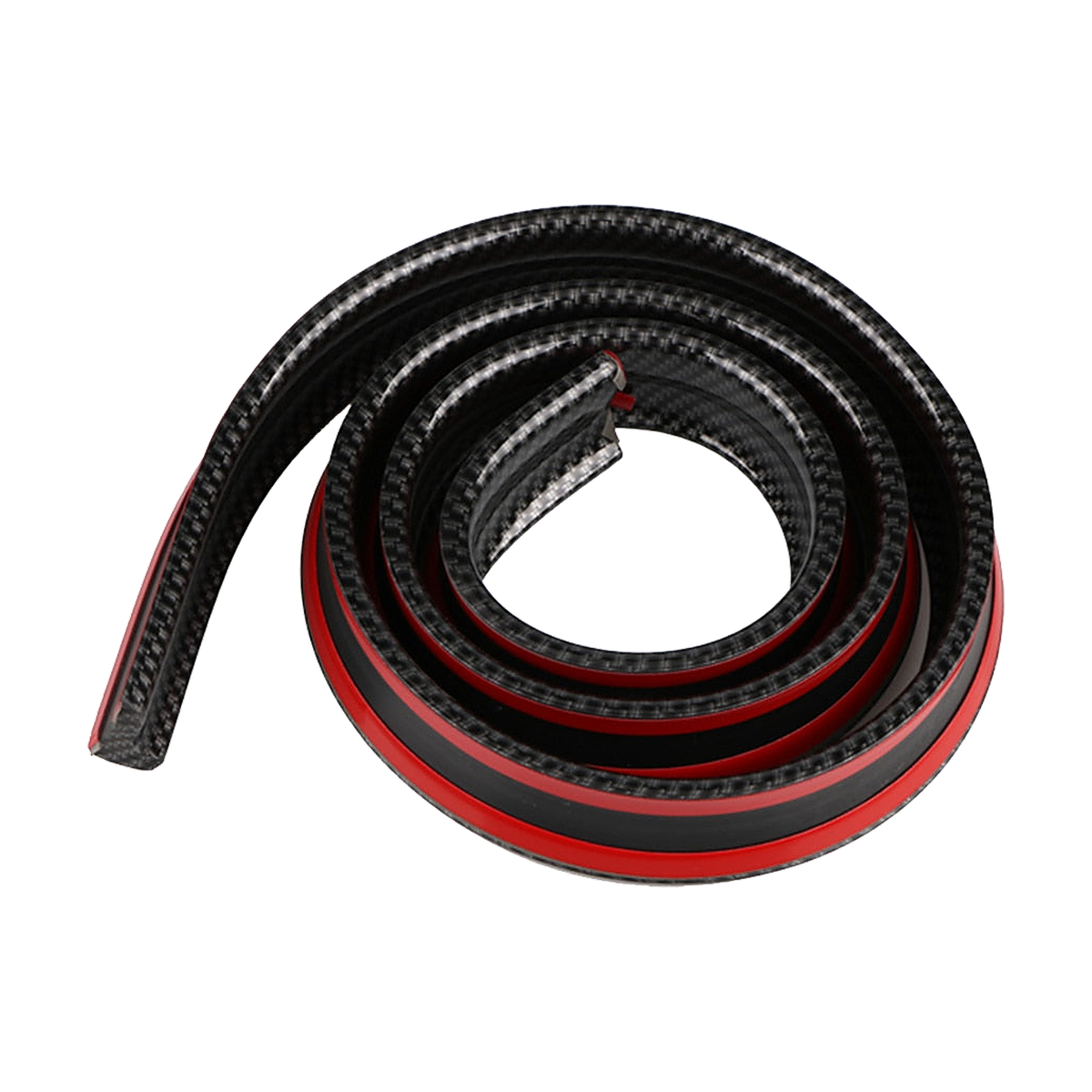 Carbon-Look Rubber Spoiler Strip 1.5 m, universal fit for BMW, view 3