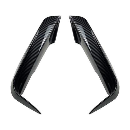 Front Bumper Splitters (Pair) for BMW F30 / F31 M Sport, Carbon Fiber Look
