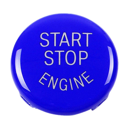 Start-Stop Button Cover for BMW E60, E70, E90, F01, F10, F30, Blue