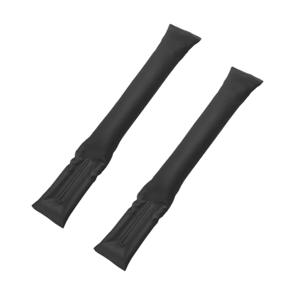 Seat Gap Filler Set (2 Pieces), universal fit for BMW, Plain Black
