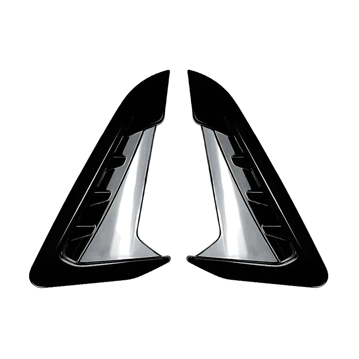 Side Fender Vent Trims for BMW X3 G01, X4 G02 M Sport, Gloss Black