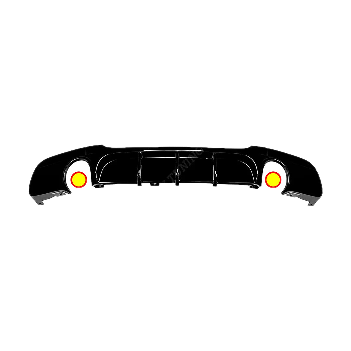 Gloss Black Rear Diffuser for BMW 3 Series E90, E91 M Sport