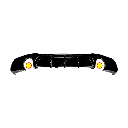 Gloss Black Rear Diffuser for BMW 3 Series E90, E91 M Sport