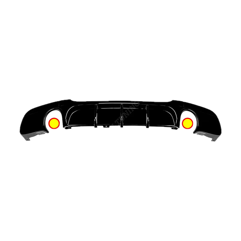 Gloss Black Rear Diffuser for BMW 3 Series E90, E91 M Sport