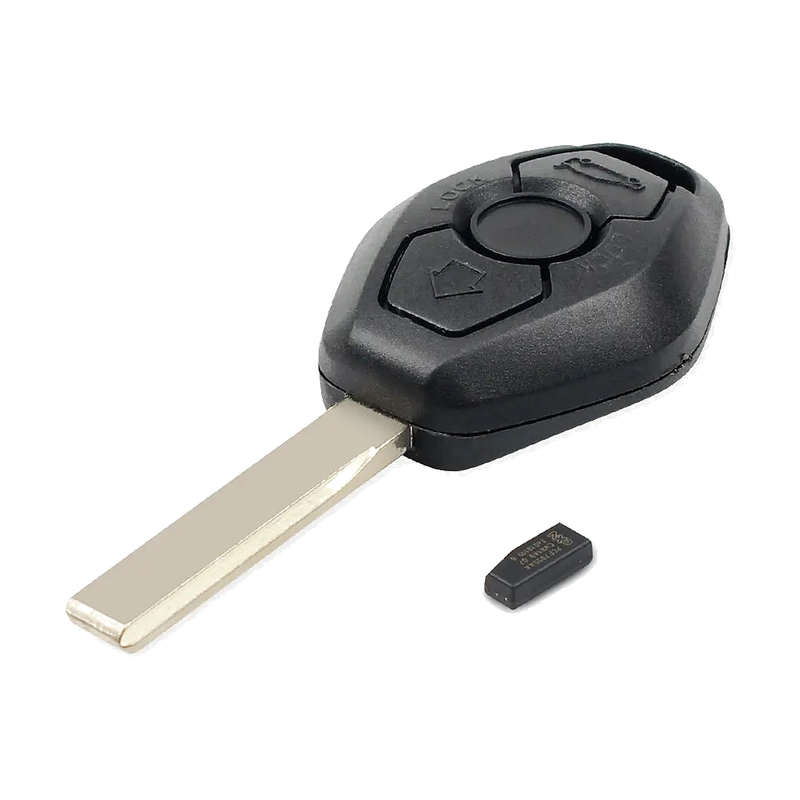 Remote Key Fob with ID44 Chip for BMW E38, E39, E46, E65