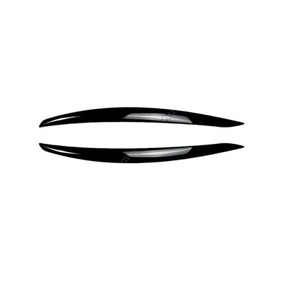 Gloss black headlight eyebrow pair for BMW E90 / E92 / E93 M3 Pre-LCI 2008-2012
