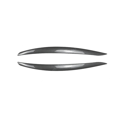 Carbon fiber look headlight eyebrow pair for BMW E90 / E92 / E93 M3 Pre-LCI 2008-2012