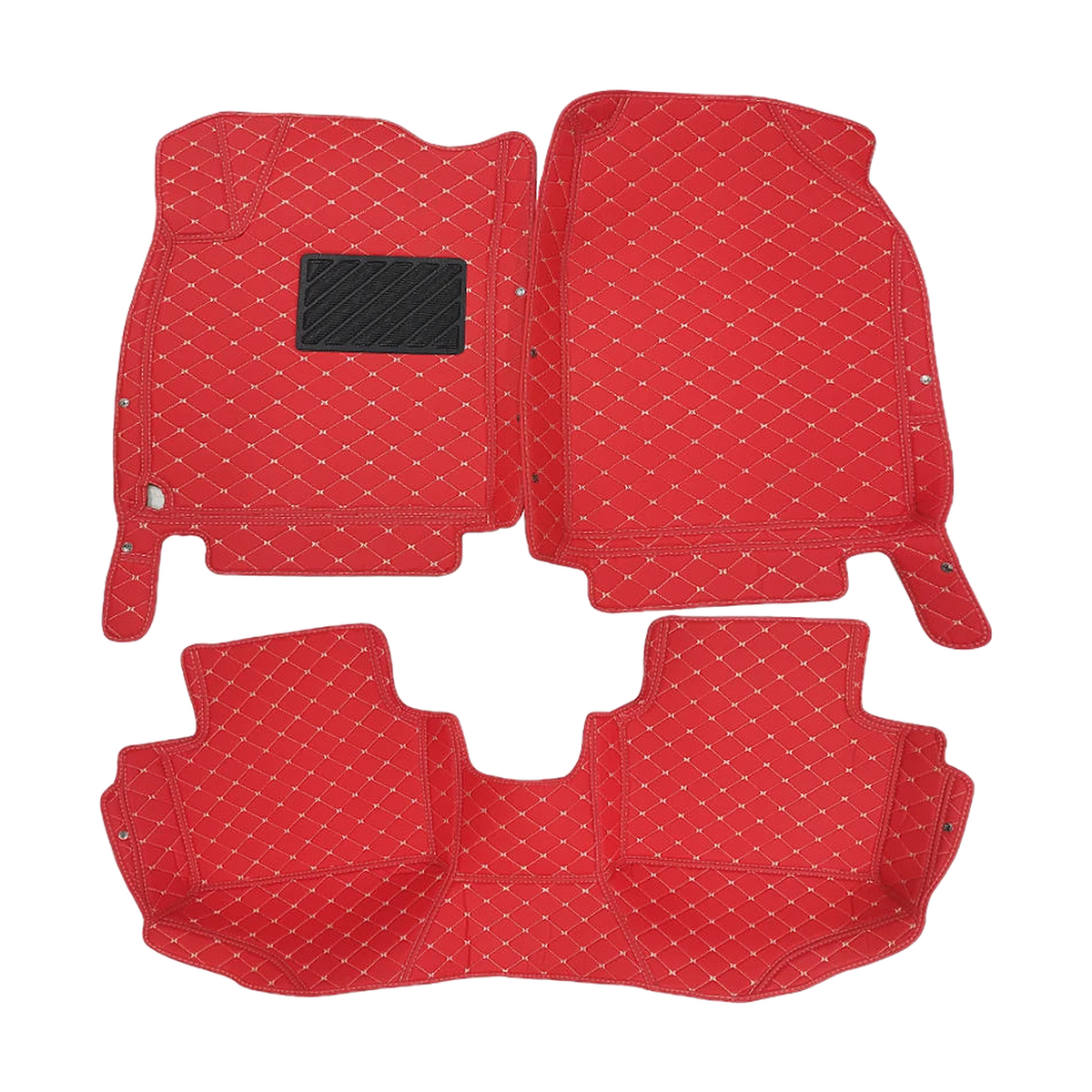 Custom-Fit Floor Mat Set for BMW iX3 Electric NA5, Red