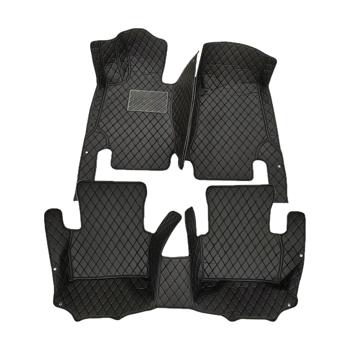 Custom-Fit Floor Mat Set for BMW iX3 Electric NA5, Black Black