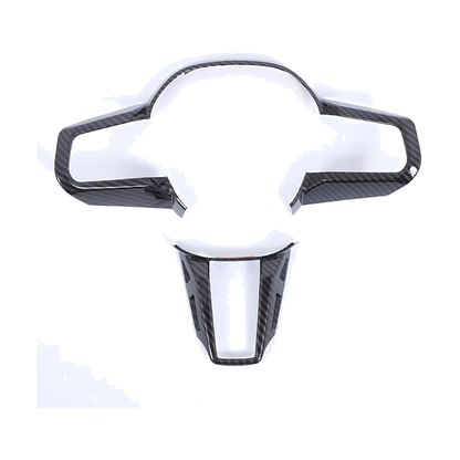 Carbon-Look Steering Wheel Frame Trim for BMW G60, G70, G45, view 2
