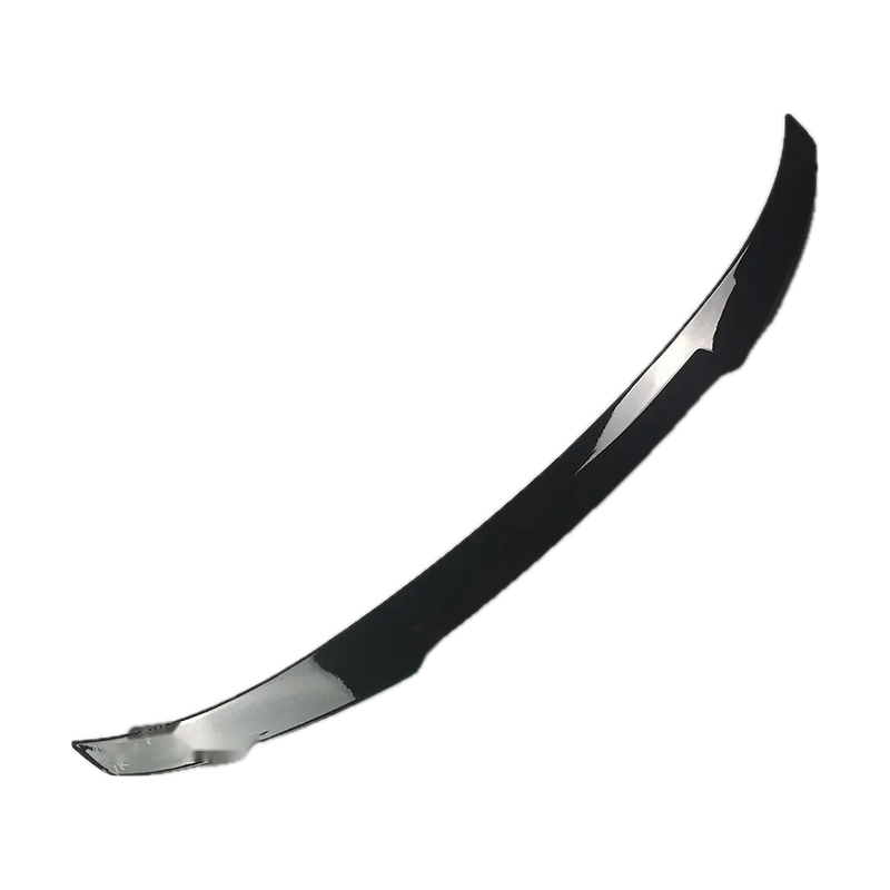 Gloss black M4-style boot spoiler, angled view, for BMW 2 Series F44 Gran Coupe (2020-2023)
