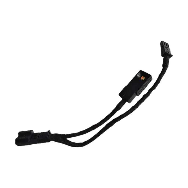 LED cup holder ambient light harness with LED module and plugs, top view, for BMW F30 / F31 / F34 / F32 / F36 LCI