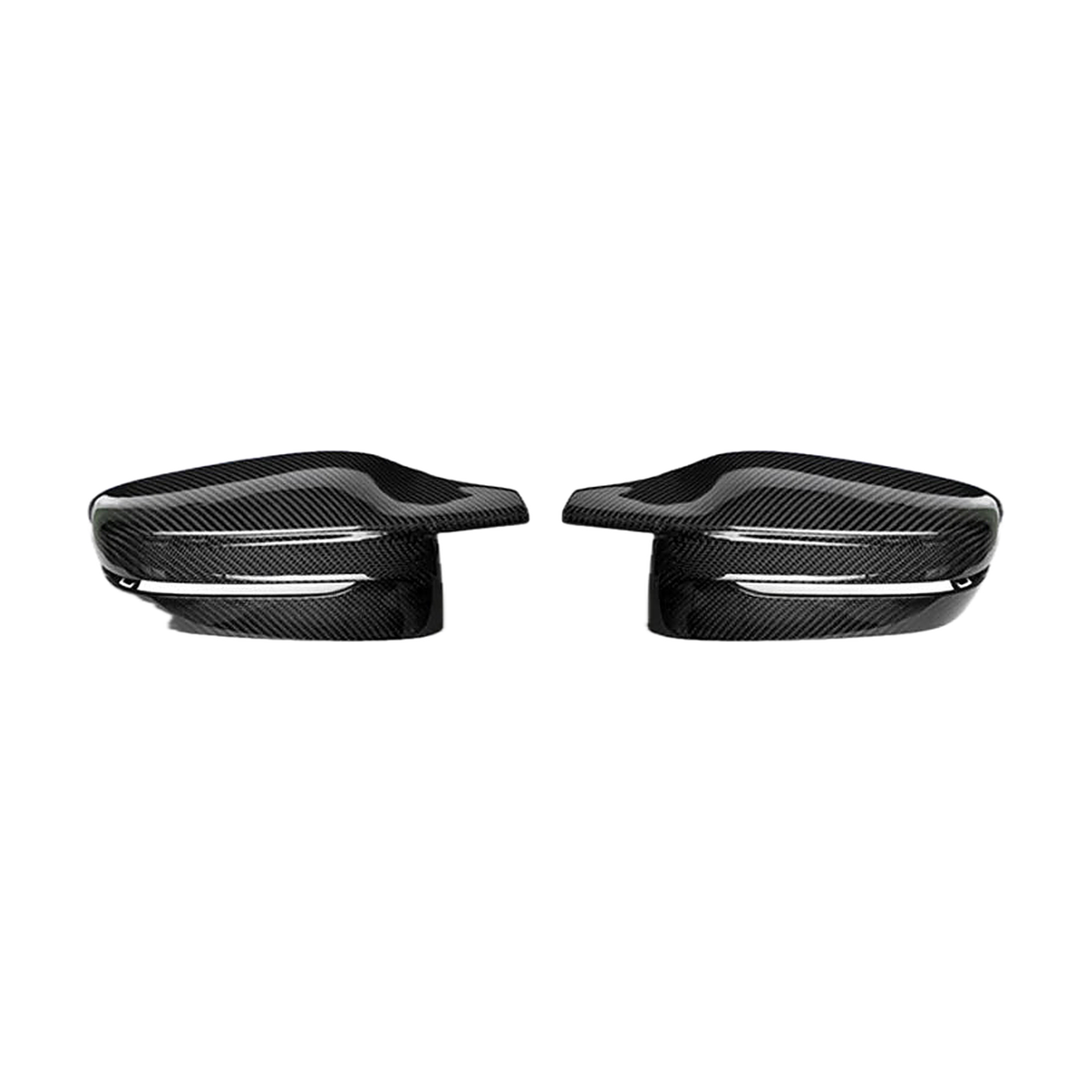 Mirror Covers for BMW 3/5/7/8 Series G20, G30, G11, G15, LHD or RHD, RHD, Carbon Fiber Look