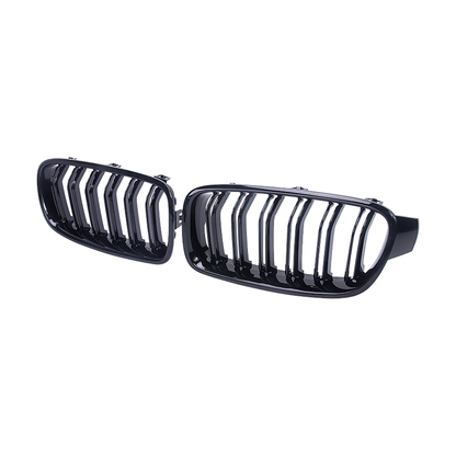 Gloss Black Kidney Grilles (Pair) for BMW 3 Series F30 / F31 / F35