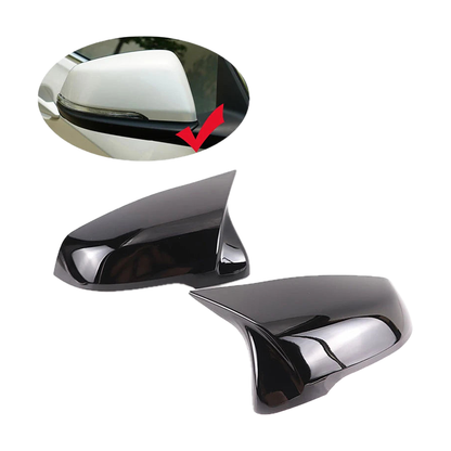 Mirror Caps for BMW 1/2 Series, X1, X2, Z4, Black-2pcs