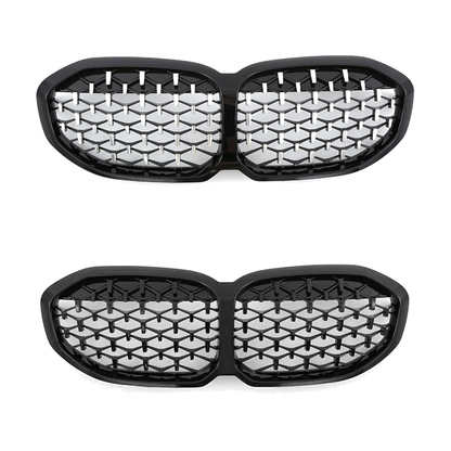 Double Slat Kidney Grille for BMW 1 Series F40, view 5