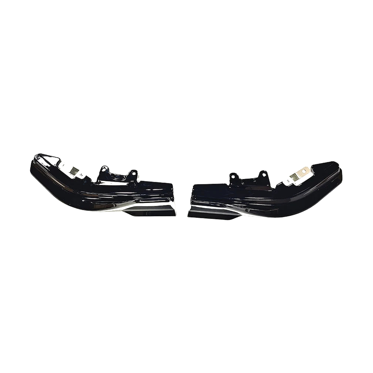 Rear Diffuser with LED for BMW 2 Series G42 M240i, M Sport, Black Spliter